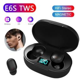 E6s sem fio bluetooth fones de ouvido tws bluetooth fone de ouvido sem fio com cancelamento de ruído com microfone - Image 2