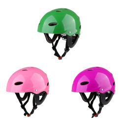 Capacete de esportes aquáticos ABS Shell Segurança Headpiece Kayak Canoa Acessório de barco à deriva para adultos e crianças - Image 1