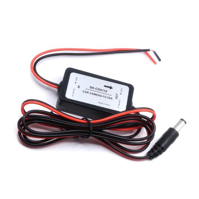 Filtro Retificador de Potência 12V para Câmera de Ré - Estabilizador de Tensão Automotivo