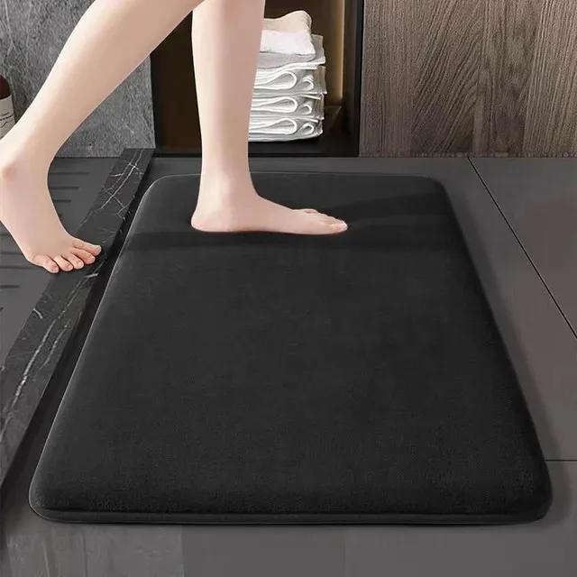 Tapete de Banheiro Microfibra Super Absorvente Antiderrapante 40x60cm