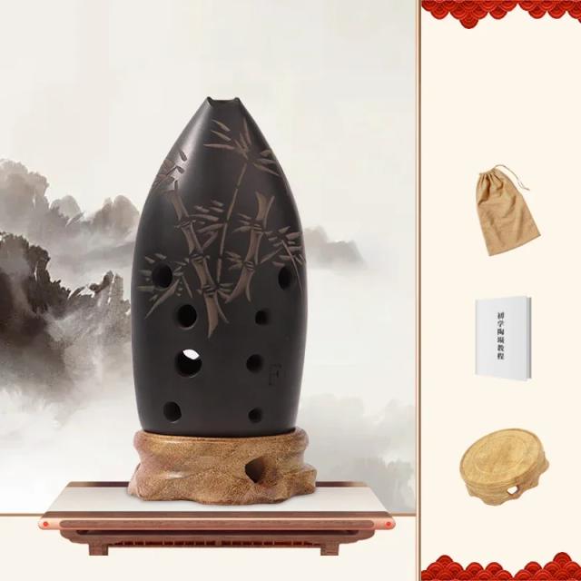 Ocarina Xun Cerâmica Profissional 8/10 Furos Tom F