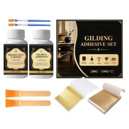 Adesivo para Douração à Base de Água, de Longa Duração, para Artesanato DIY, Cola para Folha de Ouro para Móveis, Joias, Artesanato e Pintura Artística - Image 1