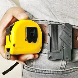 1pc fivela de liberação rápida chave de martelo ferramenta elétrica cinto organizador ganchos universal fita medida cabide cinto titular clipe - Image 2