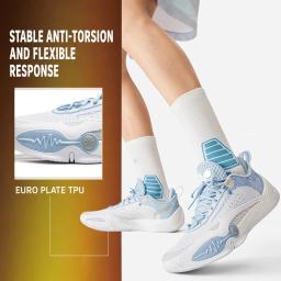 Tênis de basquete profissional masculino Li-Ning WADE ALL CITY 14 SUPER BOOM com amortecimento e suporte estável LiNing ABAW011 ABAW001 - Image 3
