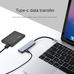 Hub usb c para 4k hdmi, base de carregamento usb 3.0 2.0 tipo c pd para macbook ipad samsung s10 dex tv mouse teclado u disk - Image 4
