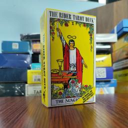 Baralho de Tarot The Rider 12x7CM, um dos 10 Melhores Baralhos de Tarot de Todos os Tempos, Guia em Inglês, Tarot para Iniciantes - Image 1