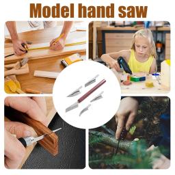 Kit de Mini Serra para Hobby - Ferramenta de Artesanato com Lâminas Intercambiáveis, Incluindo Lâminas de Modelagem e Cabos - Image 6