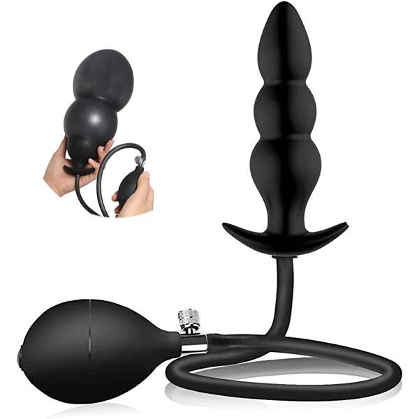 Plugue anal inflável bomba de vácuo dilatador anal butt plug massageador de próstata bdsm grande buttplug adulto casal jogos sexuais brinquedos sexuais