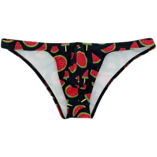 Micro Biquíni Masculino - Cueca de Natação Ultra Baixa Cintura - Pacote Meia Quadril - Sexy Troncos de Natação - Maiô Masculino - Tamanho S-XXL