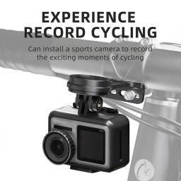 Suporte de Guidão Externo CYCLAMI para Câmeras de Ação NiteRider, Garmin, XOSS G+, IGSPORT, RAVEMEN - Image 4