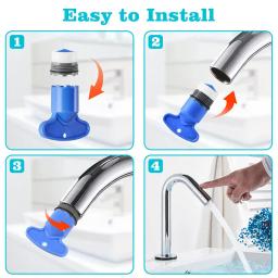 Arejador de torneira de 16.5/18.5mm com chave de remoção, peça de torneira para economia de água, filtro de borbulhador embutido, encaixe para bacia de cozinha - Image 5