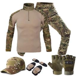 Uniforme tático ternos milit ao ar livre camo terno camisas de caça calças paintball caminhadas kits treinamento airsoft paintball conjunto roupas - Image 2