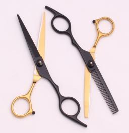 Tesoura de cabelo profissional, 6.0 polegadas, desbaste, cabeleireiro, conjunto de corte de cabelo, salão de beleza, barbeiro e casa, aço japonês 1001 - Image 5