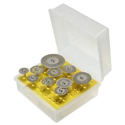 10 peças 2.35mm/3mm/3.17mm de diâmetro da haste discos de corte de diamante conjunto de lâminas de roda de corte para ferramenta rotativa dremel - Image 2