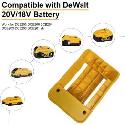 1 Pacote de Adaptador Carregador USB para Bateria Dewalt 18V – Carregamento Rápido Tipo-C + Porta USB, Suporte para Cinto de Trabalho - Image 5