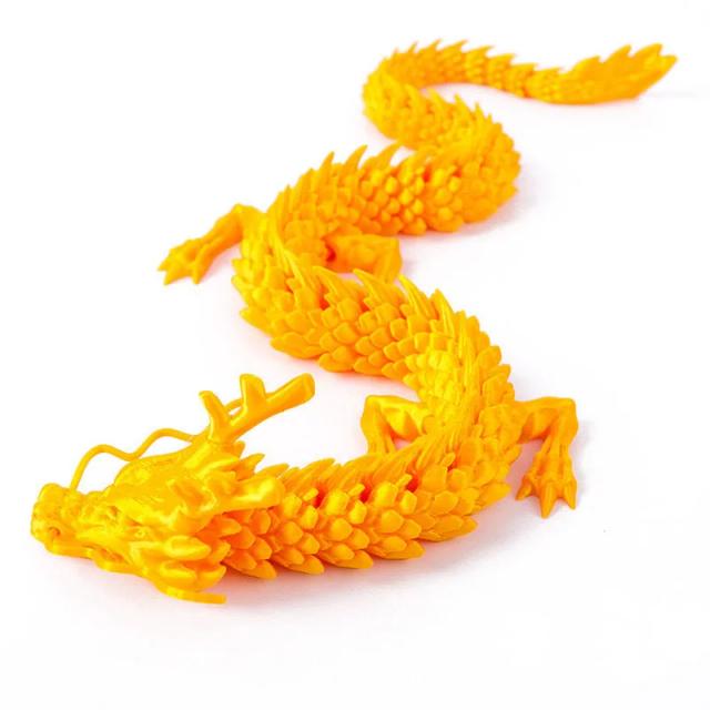 Ornamentos de dragão siameses impressos em 3D, decoração para paisagismo de tanque de peixes, 30cm 60cm