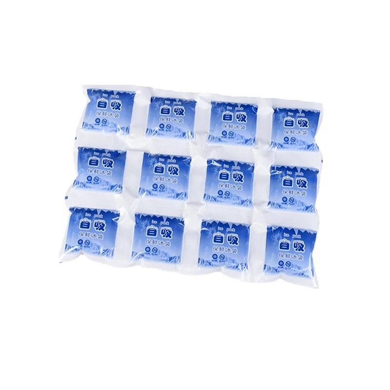 Pacotes de gelo absorventes reutilizáveis, autoadesantes, pacotes de gelo, bebidas comprimidas frias, gel de preservação de alimentos, pacotes de gelo seco - Image 1
