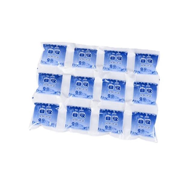 Pacotes de Gelo Absorventes Reutilizáveis Autoadesantes para Bebidas e Alimentos