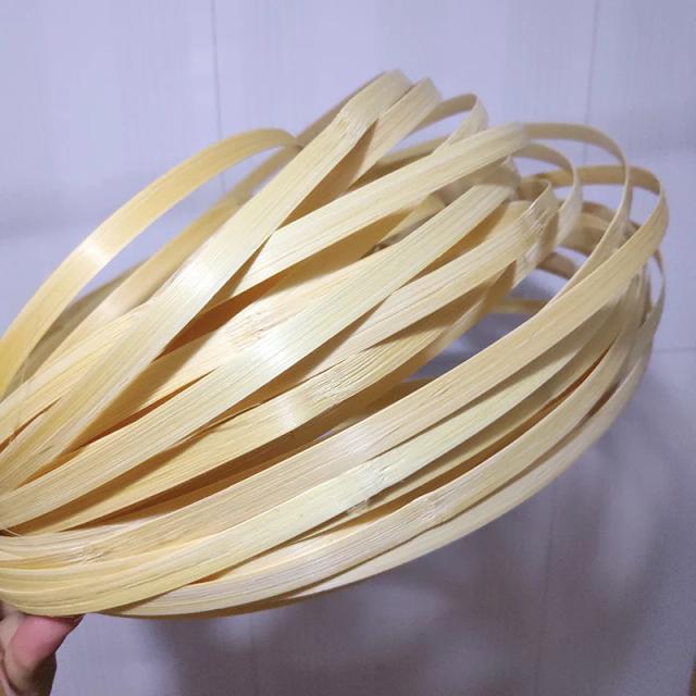 Tiras planas de bambu polidas, 20 metros, seda artesanal, gaiola de pássaros, material, móveis para casa, cadeira, mesa, cesta, decoração
