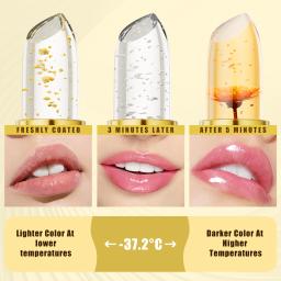 Batom que muda de cor, batom ph cristal dourado que muda de cor, brilho labial brilhante hidratante de longa duração 24 horas - Image 4