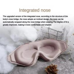 Máscara de dormir 3d, espuma de memória, bloqueio de luz, máscara de sono, sombra, venda para os olhos, máscara de sono, ajuda para dormir, máscara facial - Image 2