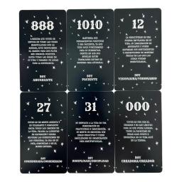 Oráculo en Español, Mensajes de Número de Ángel, 53 cartas, Números Angelicales Angel Number Messagens Baralho de cartas de tarô Future Te - Image 4