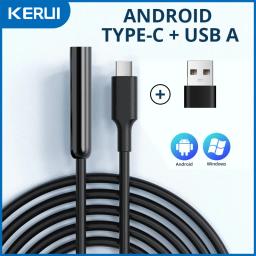 Câmera endoscópica usb tipo c android, cabo rígido de 7mm, mini câmera para pc, android, telefone, tubo de endoscópio tipo c, inspeção - Image 1