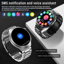 G.l wear 2025 novo relógio inteligente masculino display hd rastreamento de saúde bluetooth chamando assistente de voz esportes smartwatch - Image 6
