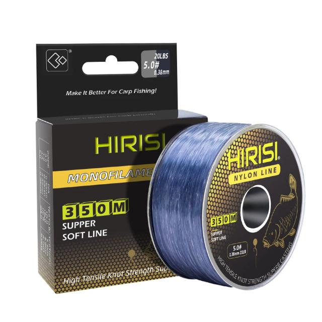 Hirisi Linha de Pesca Monofilamento 350m Nylon Japão 12lb-20lb