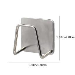 Suporte de drenagem de esponja, suporte de esponja montado na parede, suporte de drenagem de pia de aço inoxidável - Image 3