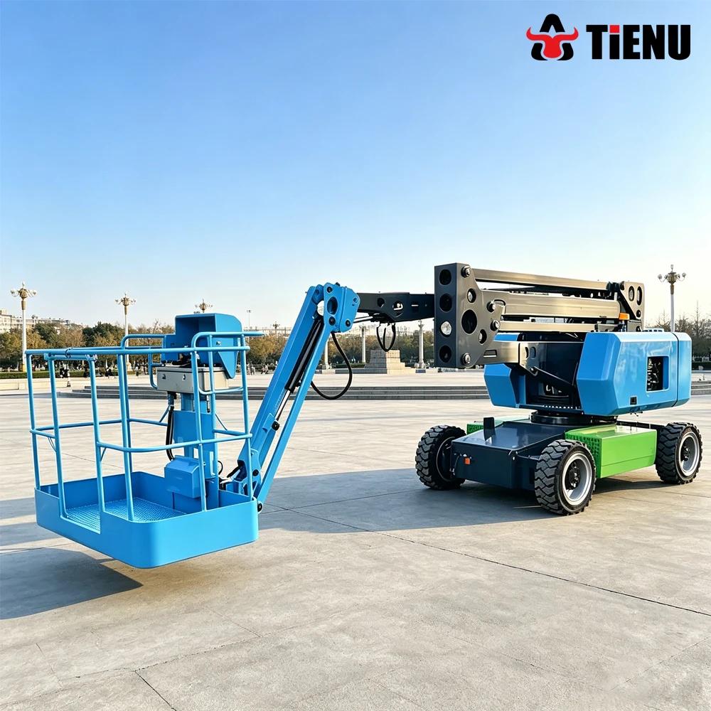 Plataforma Elevatória Tipo Tesoura Autopropelida, Especialmente Projetada para Terrenos Irregulares, Elevação Estável com Carga Pesada. - Image 1