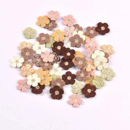 20 peças de apliques de flores mini de 2,1 cm, suprimentos de costura DIY para decoração de roupas, chapéus e bolsas, sem cola cp4325 - Image 1