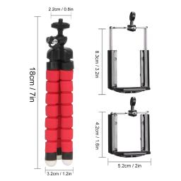 Tripés para telefone, suporte para câmera móvel, clipe para smartphone, monopé, suporte de tripe, polvo, mini tripé, stativ para telefone - Image 6
