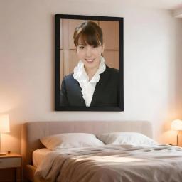 Pôster artístico de Yui Hatano, atriz de vídeos para adultos, decoração de parede removível, enfeite para interiores e exteriores, ideal para colecionadores. - Image 3