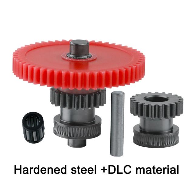 Para netuno 4/pro/plus/max extrusora kit de engrenagem nanocoated molde aço integrado engrenagem cnc kit impressão precisa para impressora 3d elegoo