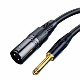 Cabo de áudio fêmea 6.5mm para xlr 6.35 grande dois núcleos xlr microfone balanceado misturador alto-falante áudio 0.5m 1m 1.5m 2m 3m 5m - Image 4