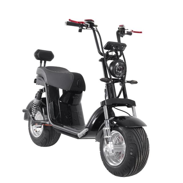 Scooter Elétrico Citycoco 2000W Bateria Removível Inteligente Duas Rodas