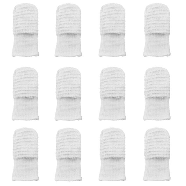 Kit de Limpeza Dental para Cães e Gatos, 6/12 Protetores de Dedo para Escovação de Dois Dedos, Essencial para Remoção de Tártaro e Higiene Oral