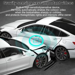 Câmera DVR de Carro 4K HD Nova Gravadora de Veículo Gravador de Vídeo 1080P Ângulo de 170 Visão Noturna Gravadores de Ciclo de Carro Câmera Inteligente para Carro - Image 3