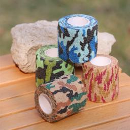 1 rolo u escolha 4.5m * 5cm impermeável ao ar livre camo caminhadas acampamento caça camuflagem fita furtiva envoltórios - Image 4