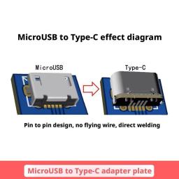 M85k conector usb tipo c usb 2.0 adaptador de alimentação de dados de transferência de dados diy reparação adapte acessórios de modificação - Image 4