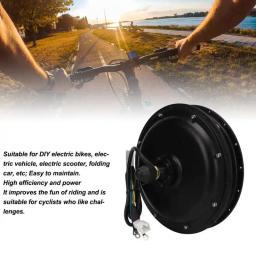 Bicicleta elétrica traseira Spoke Wheel Hub Motor, Modificado DC Motor Hub traseiro, DIY Modificação, 48V, 2000 W, 1500 W, 1000W - Image 1