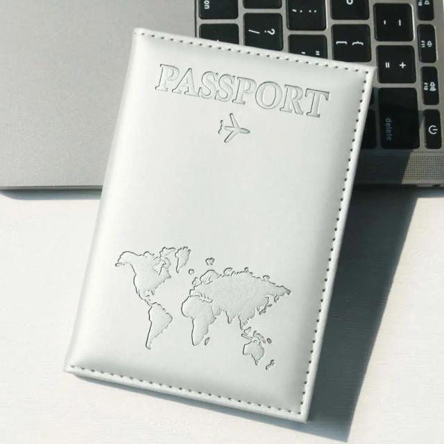 Porta-Passaporte Mapa Viagem Essencial Fino e Portátil