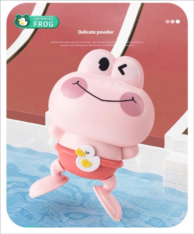 Gowinbaby Brinquedo de Banho Sapo de Corda Sapo Flutuante Infantil para Banheira