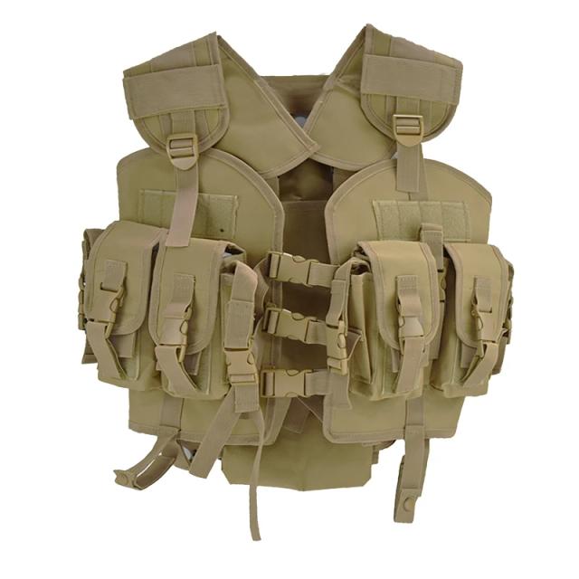 Colete Tático de Equipamento Militar para Caça e Airsoft com Camuflagem e Bolsa de Água - Colete Esportivo