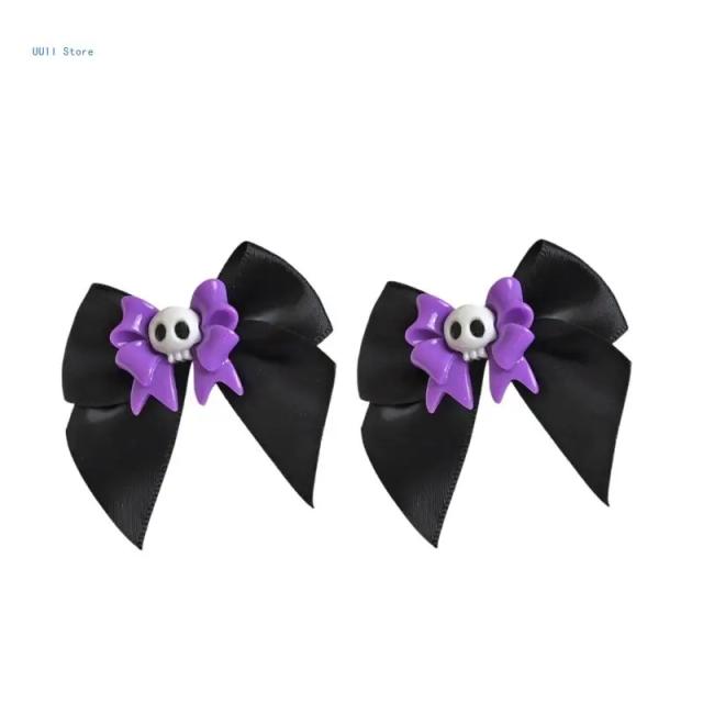Grampos de Cabelo Caveira Halloween - Acessório de Personalidade