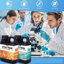 Kit de Resina Epóxi de Cura Rápida para Joias, Porta-Copos e Arte |   Resina Epóxi Não Tóxica, de Baixo Odor, Transparente e Fácil de Misturar - Image 2