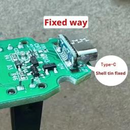 M85k conector usb tipo c usb 2.0 adaptador de alimentação de dados de transferência de dados diy reparação adapte acessórios de modificação - Image 6