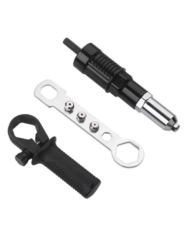 Adaptador Rebitador Elétrico Profissional para Furadeira Sem Fio