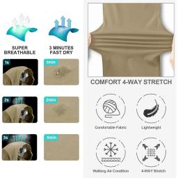 Primavera caminhadas calças táticas dos homens à prova dwaterproof água destacável pesca wear roupas de escalada secagem rápida anti-uv calças - Image 4